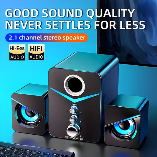 NNETM 9D Surround Sound 2.1 Channel USB Speakers-1