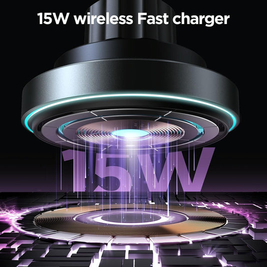 NNEIDS Pro Magnetic Wireless Car Charger For Jr-Zs240 - Black-1