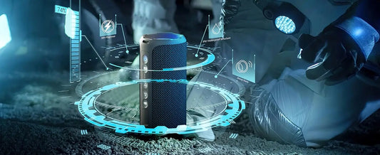 NNEOBA Bluetooth Speaker 40W Blue-1