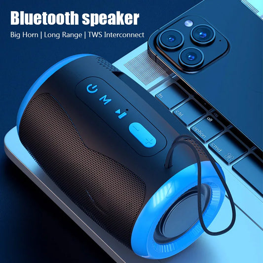 NNEOBA Portable Wireless Bluetooth Speaker Blue-1