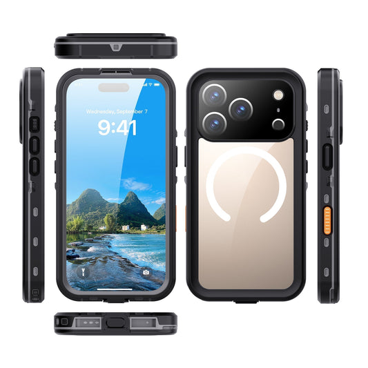 NNEDSZ iPhone 17 Pro Waterproof Case Shockproof Lifeproof Case-1
