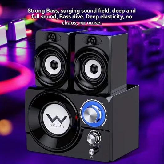 NNETM Wooden Desktop Computer Speakers-1