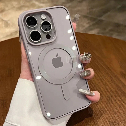 Pink Transparent Acrylic Case for iPhone 17 Air 16 15 14 13 12 11 Pro Max Plus Hard Shockproof Powerful Magnetic Magsafe Cover-10